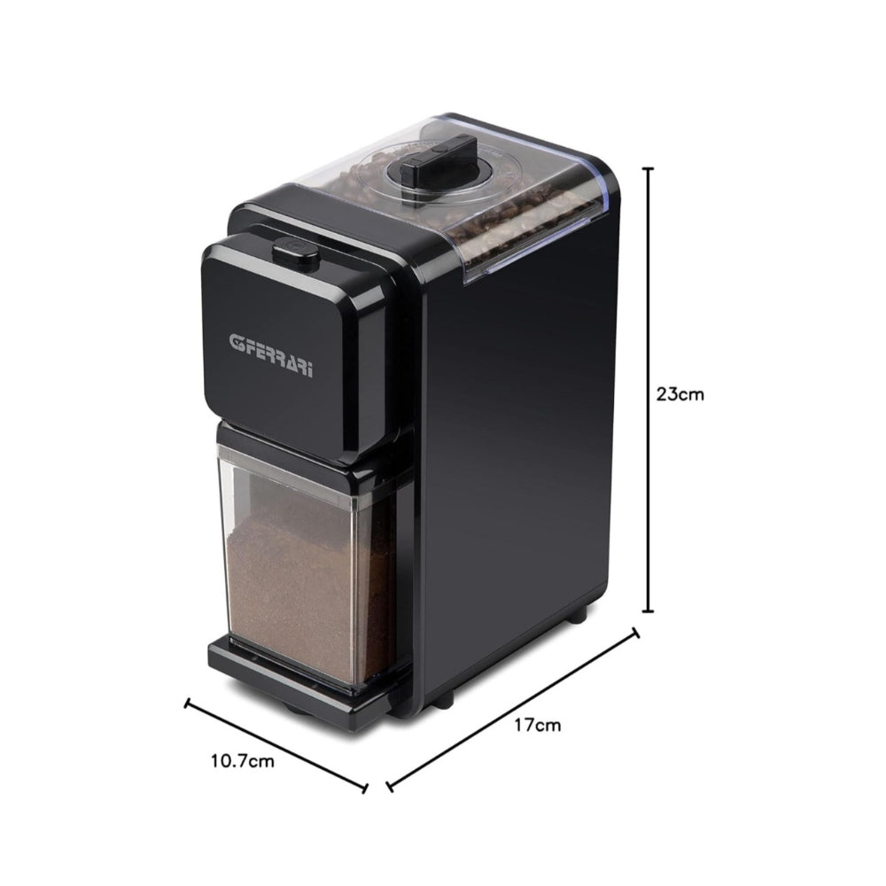 G3Ferrari Coffee Grinder, Stainless Steel Blades, Three Grinding Regulations, 100G, 120W, G20129