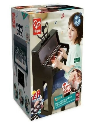 Black Piano With Stool