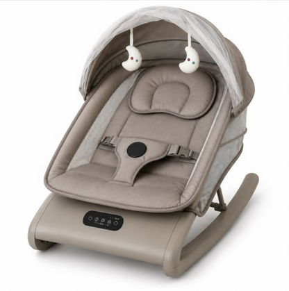 KIDILO E09 Smart Baby Bouncer – 3-in-1 Adjustable Rocker with Bluetooth & Toy Bar
