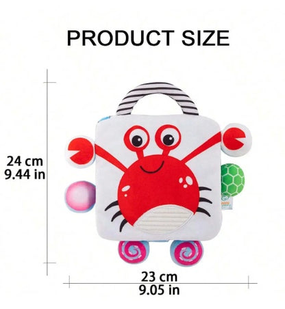 Interactive cloth book with animal bells