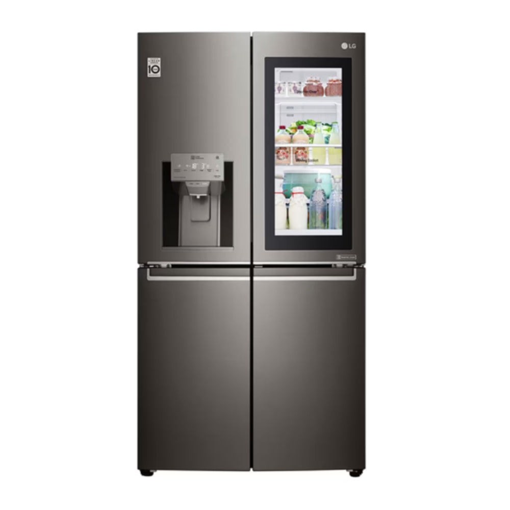 LG Fridge 27CF Door In Door, 705L, 180.2x91.2x75.9cm - [Black Stainless], GCX-274DFB