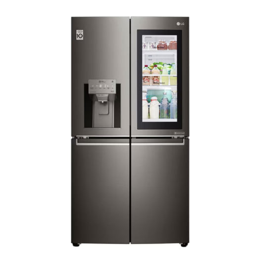 LG Fridge 27CF Door In Door, 705L, 180.2x91.2x75.9cm - [Black Stainless], GCX-274DFB