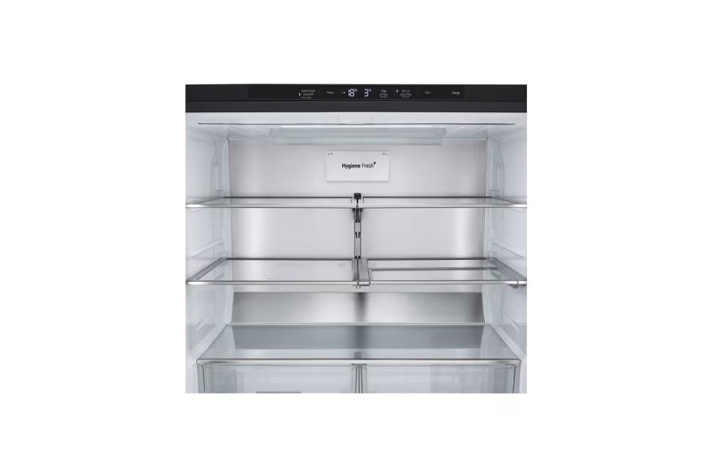 LG, InstaView Door-in-Door, Four Door Refrigerator, 900L Gross Capacity with HygieneFRESH+, GCX-334DFBB