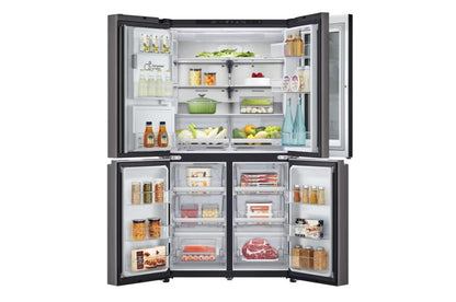 LG, InstaView Door-in-Door, Four Door Refrigerator, 900L Gross Capacity with HygieneFRESH+, GCX-334DFBB