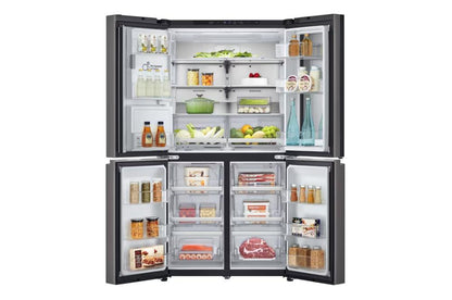LG, InstaView Door-in-Door, Four Door Refrigerator, 900L Gross Capacity with HygieneFRESH+, GCX-334DFBB