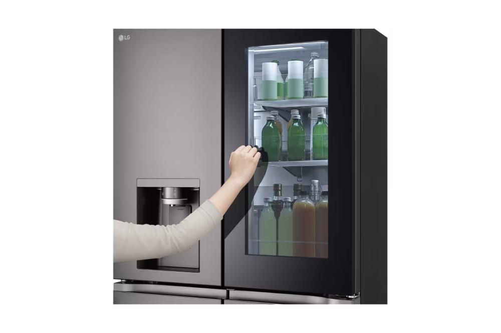 LG, InstaView Door-in-Door, Four Door Refrigerator, 900L Gross Capacity with HygieneFRESH+, GCX-334DFBB