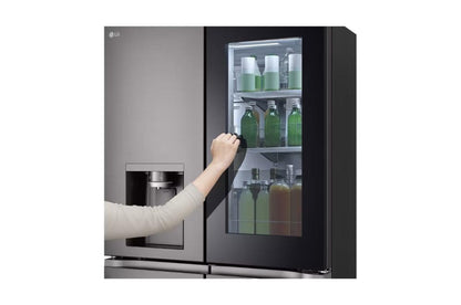 LG, InstaView Door-in-Door, Four Door Refrigerator, 900L Gross Capacity with HygieneFRESH+, GCX-334DFBB