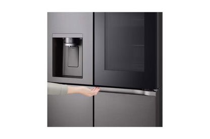 LG, InstaView Door-in-Door, Four Door Refrigerator, 900L Gross Capacity with HygieneFRESH+, GCX-334DFBB