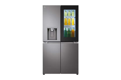 LG, InstaView Door-in-Door, Four Door Refrigerator, 900L Gross Capacity with HygieneFRESH+, GCX-334DFBB