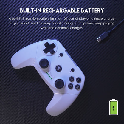 Fantech, Wgp12 Revolver Ii: Wireless 2.4Ghz Gaming Controller With Buit-In Rechargeable Lithium-Ion Battery