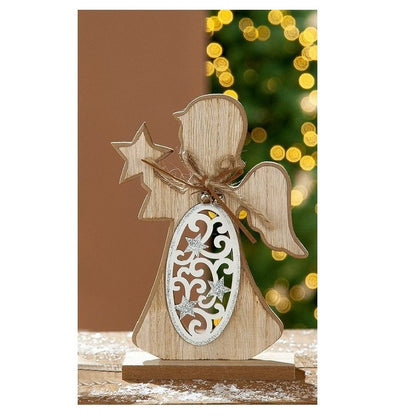 Itemz, Wooden Tree On Base 18.50 Cm, Available in Different Colors