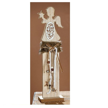 Itemz, Large Wooden Decoration On Base 32Cm , Available in Different Colors