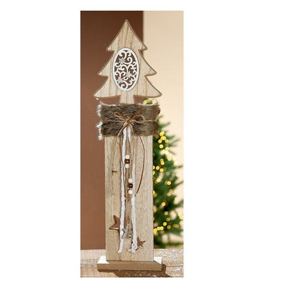 Itemz, Large Wooden Decoration On Base 32Cm , Available in Different Colors