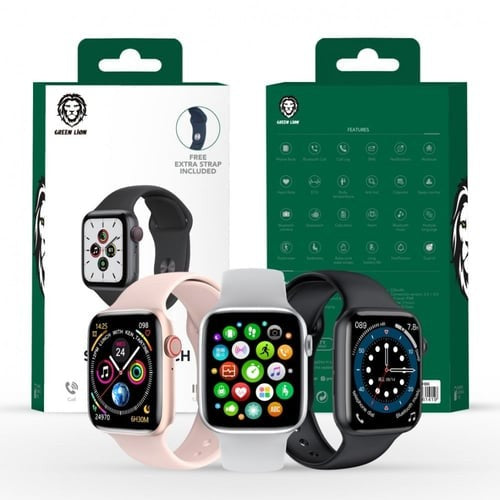 Green Lion Active Pro Smart Watch Bluetooth Call IP67 WaterProof + Silicone Strap Included