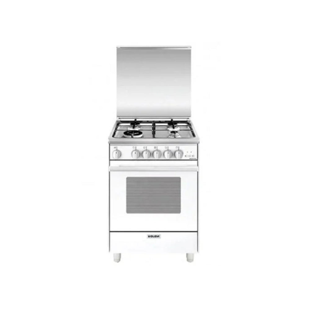 Glem Gas Oven, 4 Burners, 55cm [White], GLEM-AS5511GX