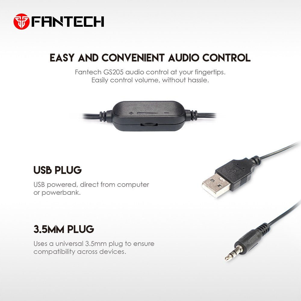 Fantech, Gs205 Hellscream Usb Rgb Gaming & Music Speaker