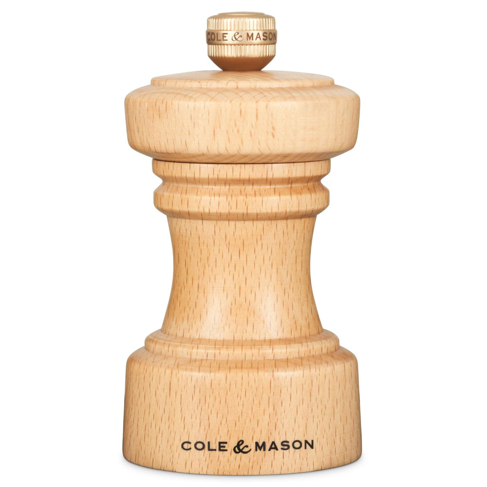 Cole & Mason Hoxton [Natural Beech] Salt Mill, 10.4cm, H233051