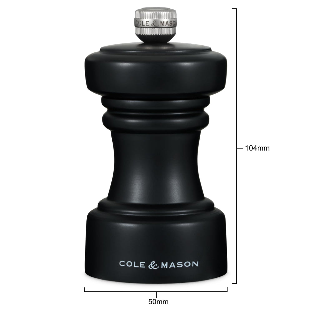 Cole & Mason Hoxton [Black] Pepper Mills, 10.4cm, H233061