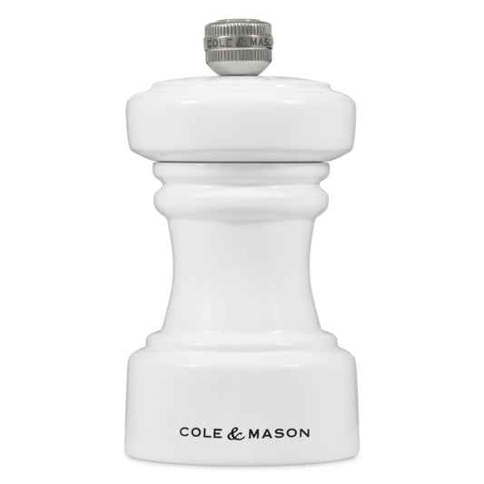 Cole & Mason Hoxton [Glossy White] Pepper Mills, 10.4cm, H233064