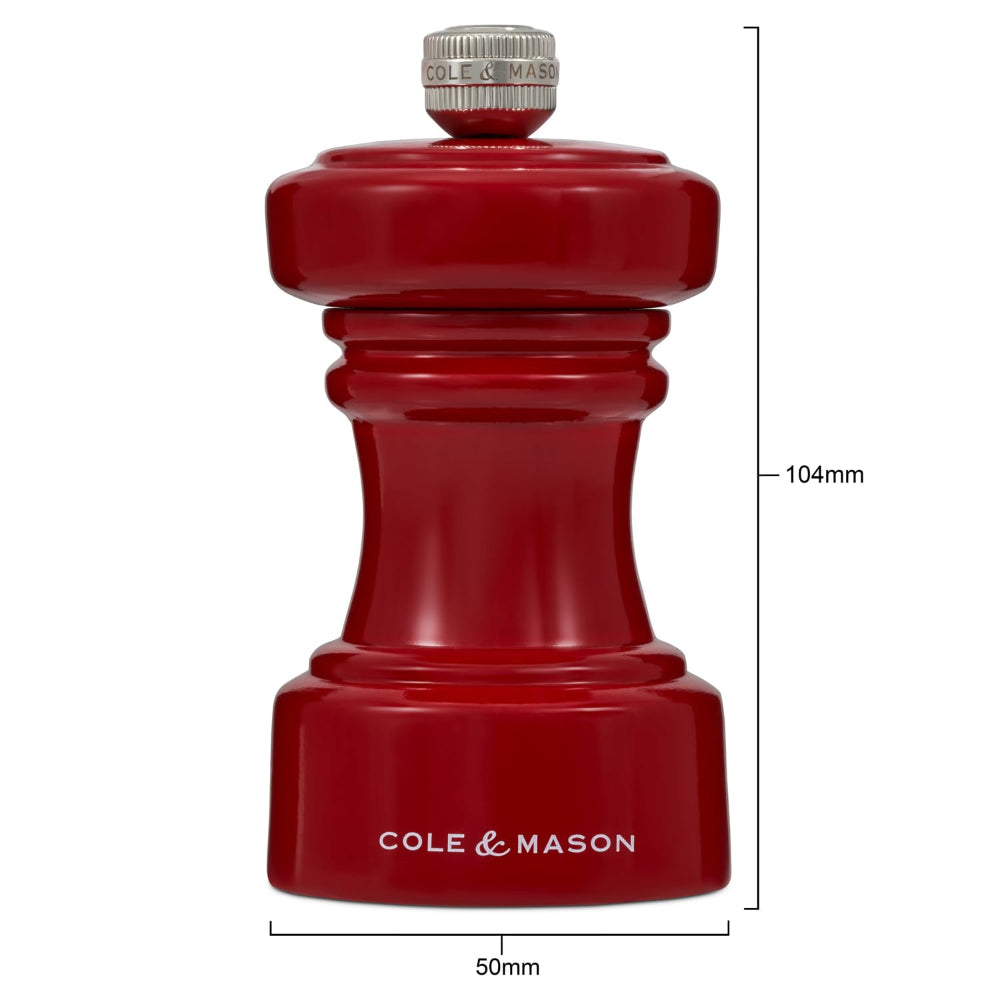 Cole & Mason Hoxton [Glossy Red] Salt Mills, 10.4cm, H233069