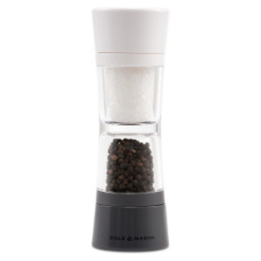 Cole & Mason Lincoln Salt and Pepper Mill, Acrylic/ABS, Ceramic Mechanisms, 19cm Duo Mill, H308597