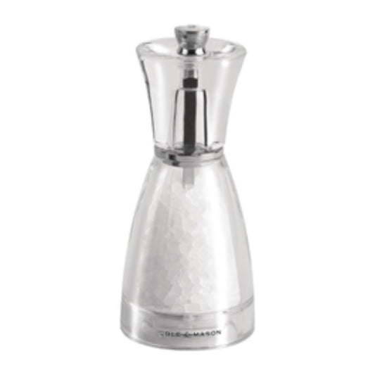 Cole & Mason 575 Clear Acrylic Precision Salt Mill, 14cm, H35702P