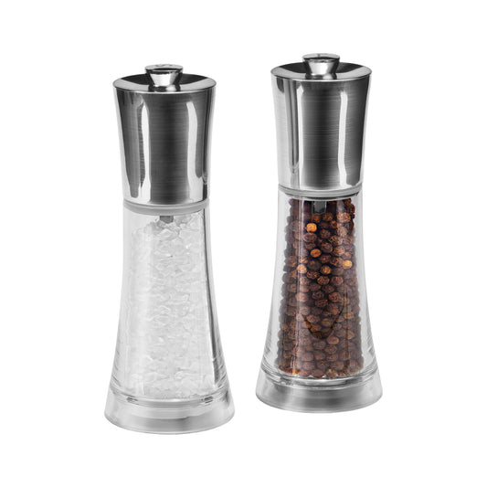 Cole & Mason Everyday Style Salt and Pepper Grider Gift Set, Acrylic/Stainless Steel, 16.5cm, H771780