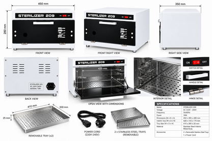 Professional Disinfection Ultraviolet Uv Sterilizer Cabinet For Beauty Salon Use