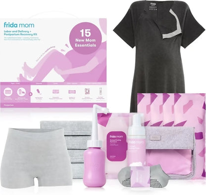 Frida Mom, Hospital Kit for Labor, Delivery, & Postpartum, 15 Piece Set