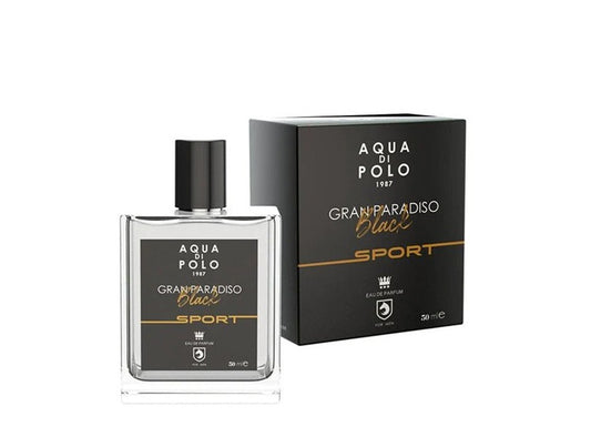 Aqua Di Polo, Gran Paradiso Black Sport Eau De Parfum For Men 50ml