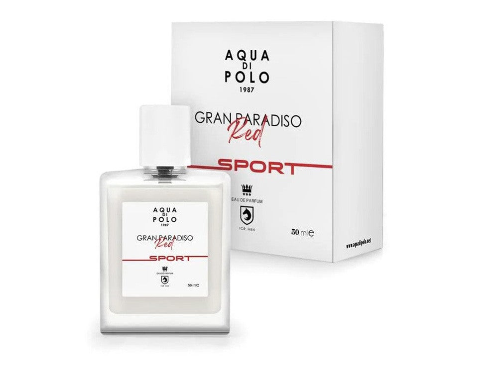 Aqua Di Polo, Gran Paradiso Red Sport Eau De Parfum For Men 50ml