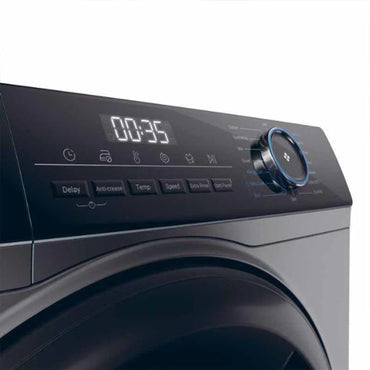 Haier Washer Machine 10KG, DD Inverter, 1400RPM, 15 Programs, Touch Control, Steam Program, Anthracite, HAE-B14939S8