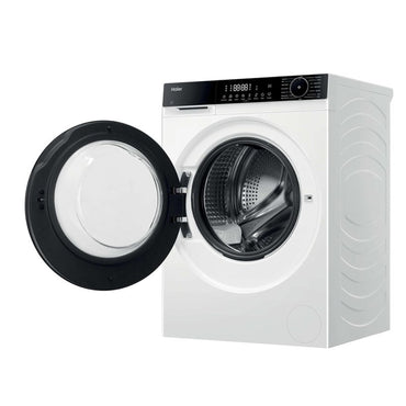 Haier Washer Machine 10KG, Smart Front Loading, 1400RPM, 15 Programs, Bldc Inverter Motor, Smart Ai Sensor [White], HAE-BP14357U1