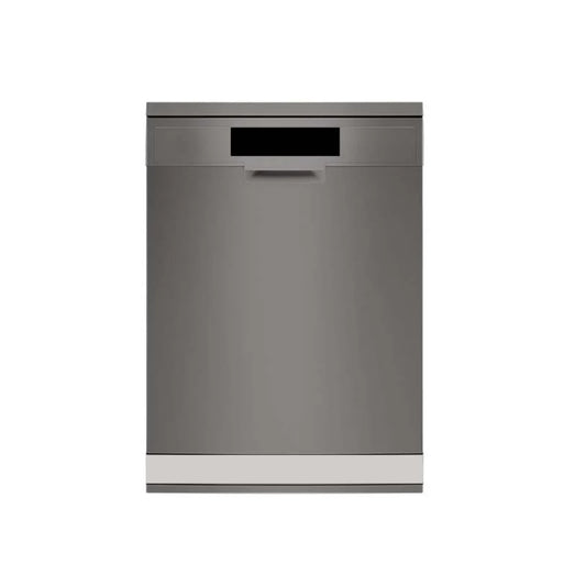 Haier Free Standing Dishwasher, Push Button, Control Panel A+, 13 Place Settings, Water Consumption, 12L, Memory Backup, 6 Progrms, Silver, HAE-HDWE1338CS