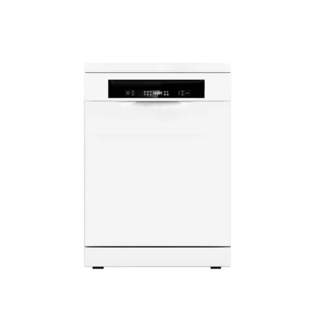 Haier Free Standing Dishwasher, Push Button, Control Panel A+, 13 Place Settings, Water Consumption, 12L, Memory Backup, 6 Progrms, White, HAE-HDWE1348