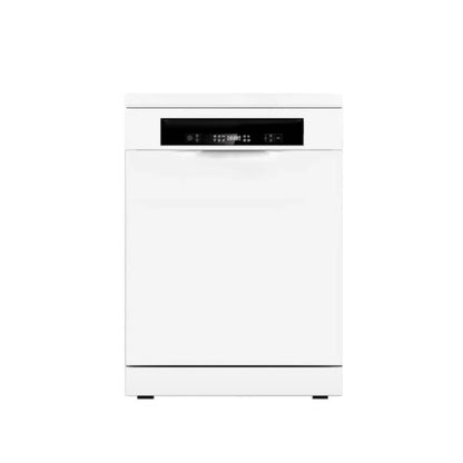 Haier Free Standing Dishwasher, Push Button, Control Panel A+, 13 Place Settings, Water Consumption, 12L, Memory Backup, 6 Progrms, White, HAE-HDWE1348