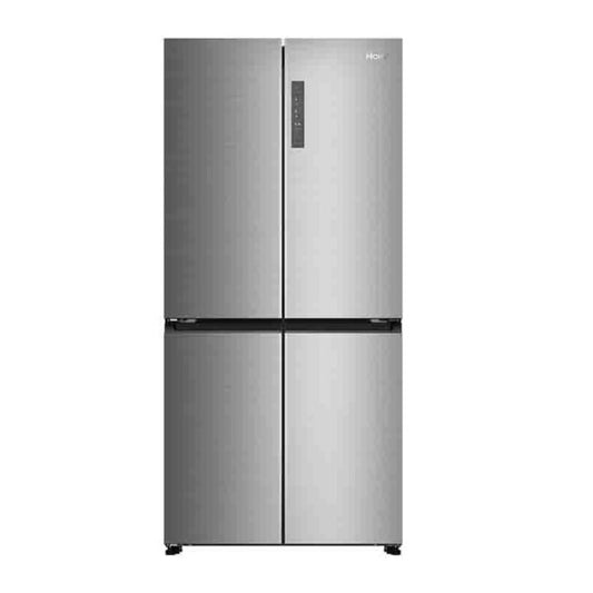 Haier Fridge, No Frost, 4 Doors, LED Display, Inverter, Stainless Steel - HxWxD: 180.4x83.3x66.6cm