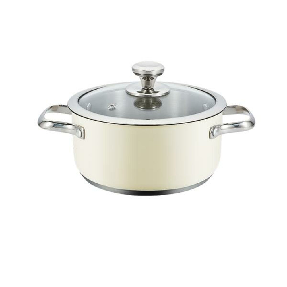 Haeger Casserole With LID Haeger Beige 20cm, PA-20H.007A