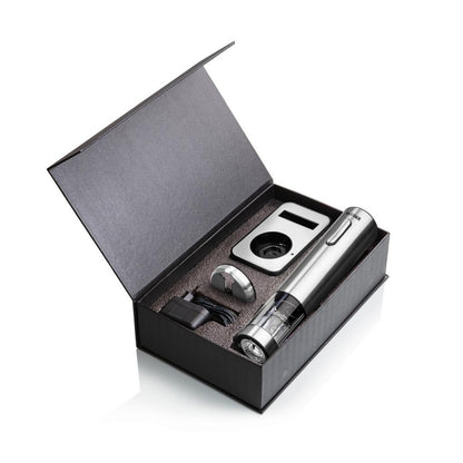 Haeger Electric Corkscrew Milano, Rechargeable, Stainless Steel, WO-0SC.006A