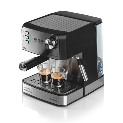 Haeger Expresso Coffee Machine Super Expresso – 20 Bar, 850W, CM-85B.011A