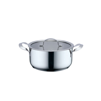 Haeger Stainless Steel Pot Inox Pot 18H – Diameter 18cm, PA-18H.001A