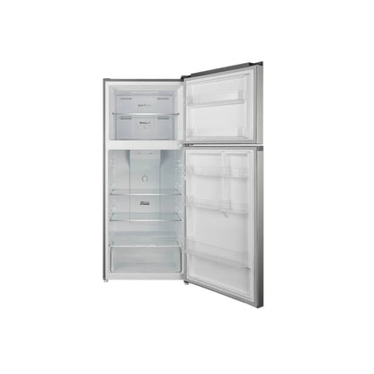 Haier Top Mount Fridge 20cft - 3 Glass Shelves, HxWxD 1680x703x703mm, With Metal Trim [Silver], HAE-HRF570SSD