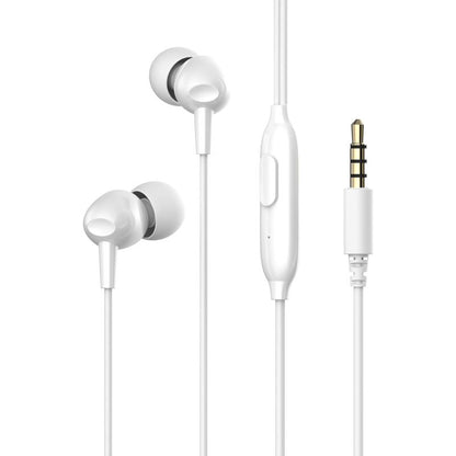 Havit, Wired Earphone With Microphone, E48P, White
