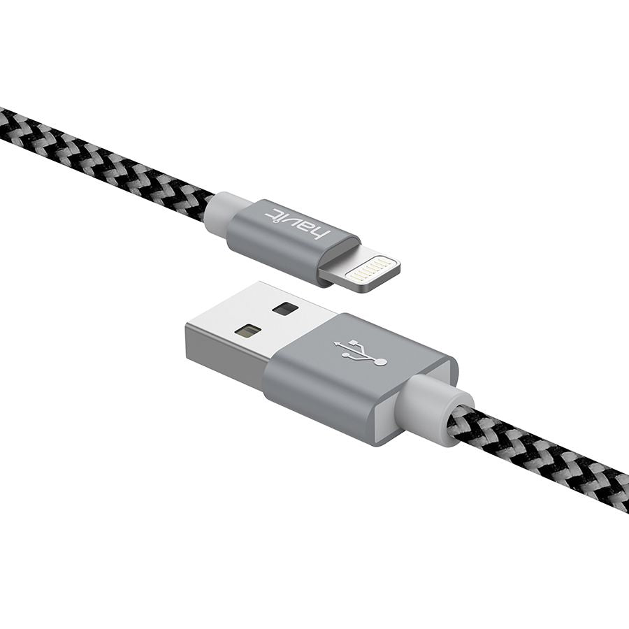 Havit, Cable Lightning To Usb 1Meter, Cb728X, Black