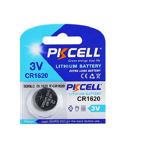Pkcell, Lithium Coin Battery 3 Volt for Watches, Cameras Pack of 5 - CR