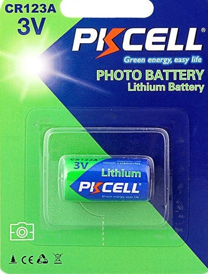 Pkcell Batt Cr123A