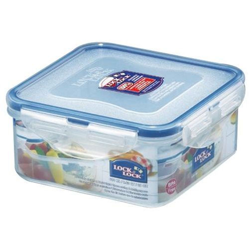 LocknLock, Square Plastic Food Container 0.6 L / 0.63 Qt / 20 Oz, Hc854