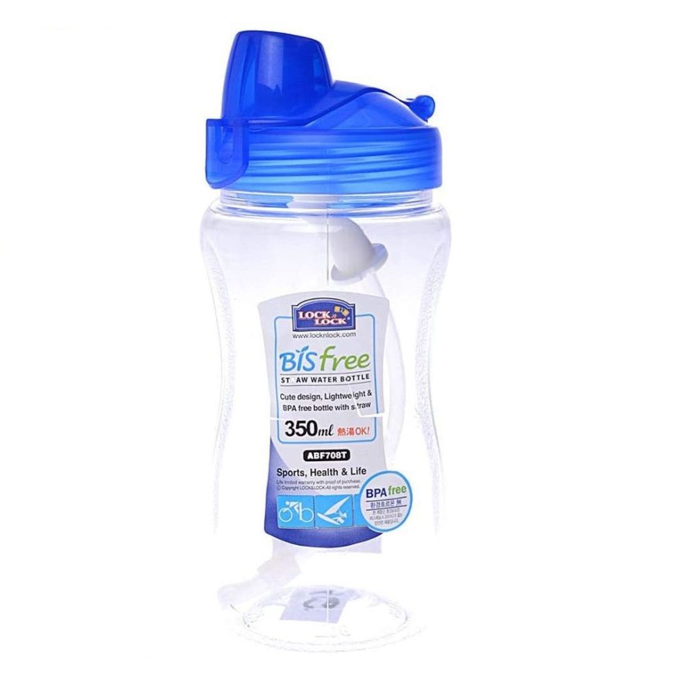 LocknLock, Water Bottle With Straw 350Ml, Hcabf708T