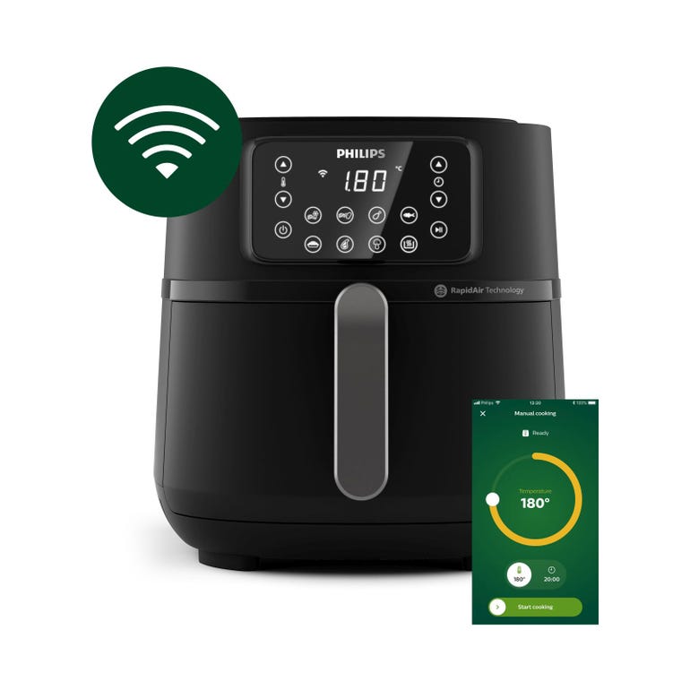 Philips, Airfryer 5000 Series Xxl Connected 7.2L Hd9285