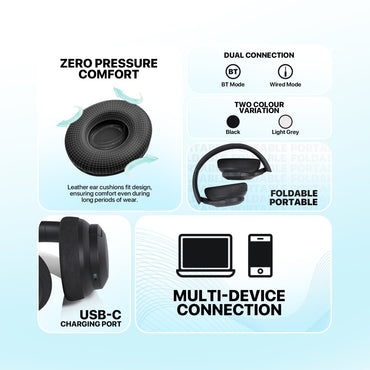 Fantech,wh05A Go Vibe: Bluetooth, - Active Noise Cancelling (Anc) Wireless Headset